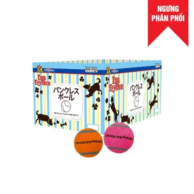 Hộp đồ chơi cho chó banh tennis đặc ruột